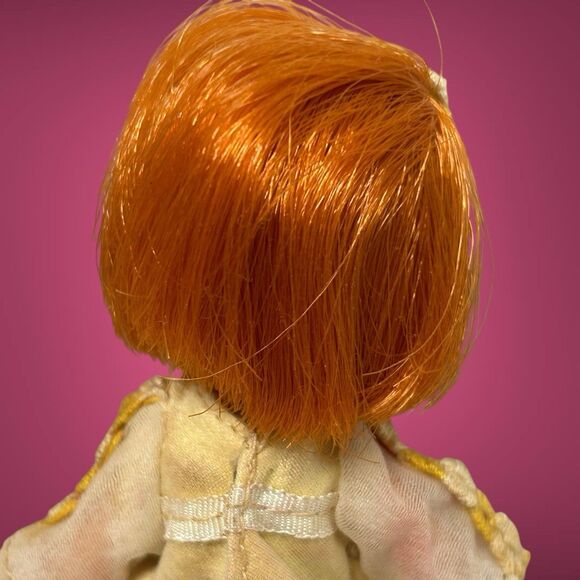 Vintage 1967 Hasbro 4” Dolly Darling Honey #8533 With Dress And Headband - Picture 9 of 16